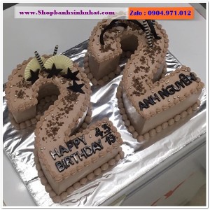 Bánh Sinh Nhật Chữ Cái & Số - RP72